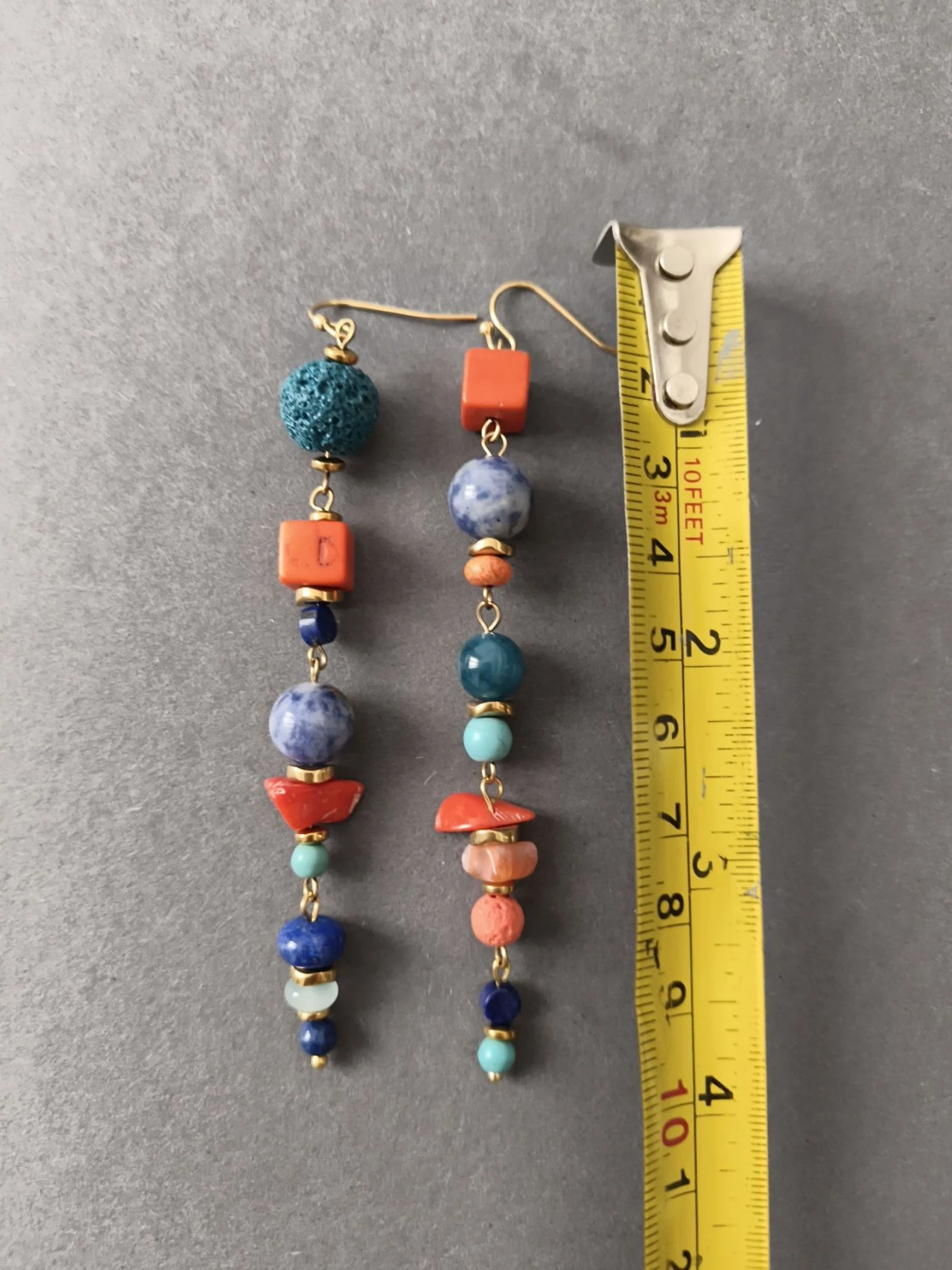 Multi-stone earrings – photo 4
